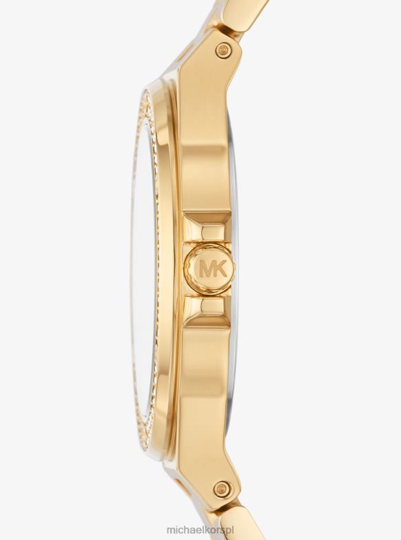 Zegarek mini Lennox Pave w kolorze złotym kobiety Michael Kors złoto LHN662393 Akcesoria