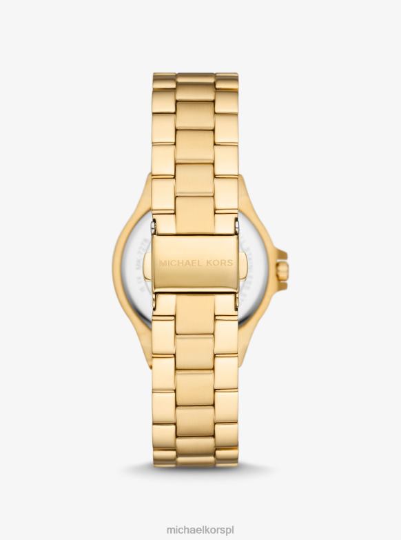 Zegarek mini Lennox Pave w kolorze złotym kobiety Michael Kors złoto LHN662393 Akcesoria