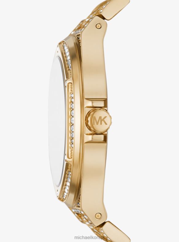 duży zegarek Lennox Pave w kolorze złotym kobiety Michael Kors złoto LHN662403 Akcesoria