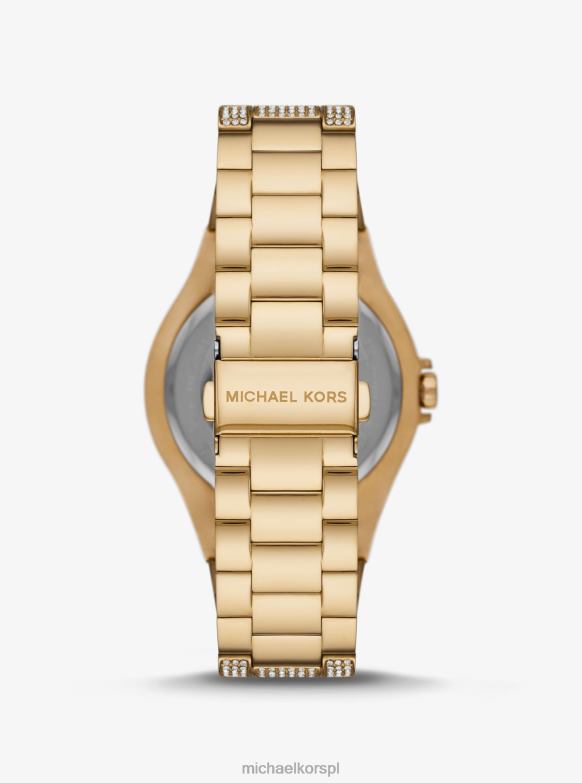 duży zegarek Lennox Pave w kolorze złotym kobiety Michael Kors złoto LHN662403 Akcesoria