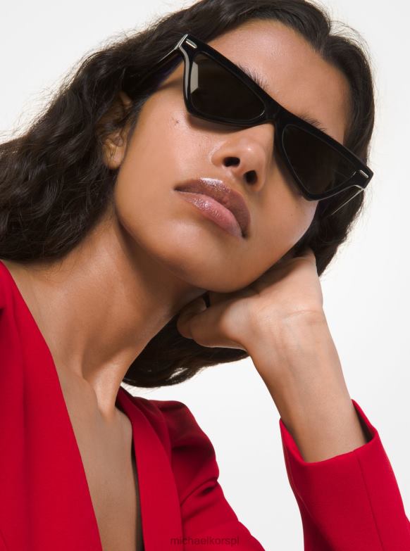 Kolekcja okularów przeciwsłonecznych Maddox dla obu płci Michael Kors czarny LHN663915 Akcesoria