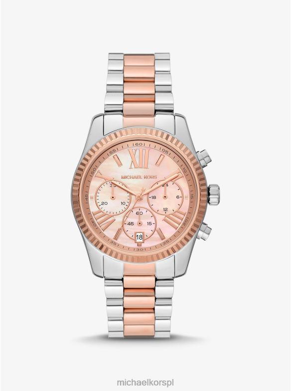 Dwukolorowy zegarek Lexington dla obu płci Michael Kors dwutonowy LHN663972 Akcesoria
