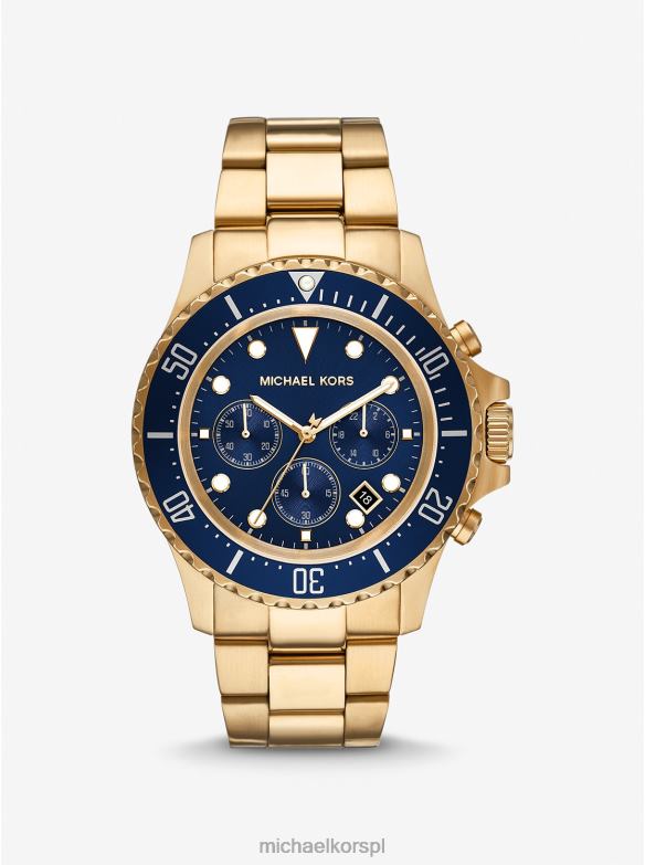 duży zegarek Everest w kolorze złotym dla obu płci Michael Kors złoto LHN663987 Akcesoria