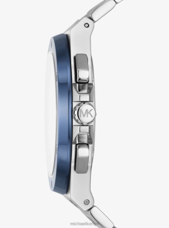 duży zegarek Lennox w kolorze srebrnym dla obu płci Michael Kors srebro LHN663985 Akcesoria