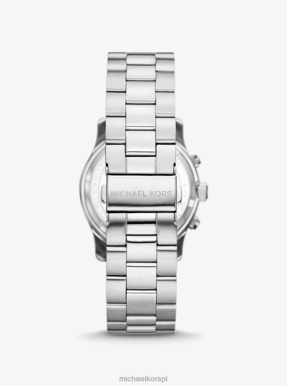 zegarek w kolorze srebrnym pas startowy dla obu płci Michael Kors srebro LHN663957 Akcesoria
