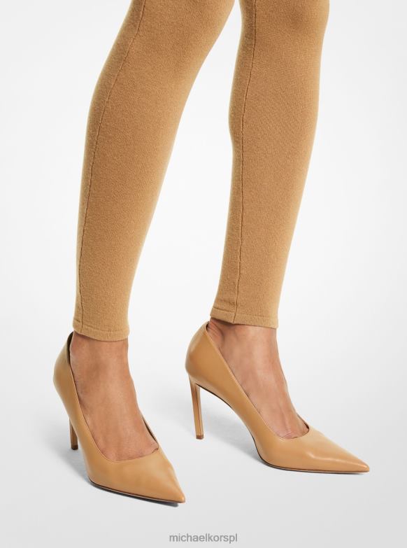 Skórzana czółenka martine z kolekcji dla obu płci Michael Kors wielbłąd LHN663873 buty