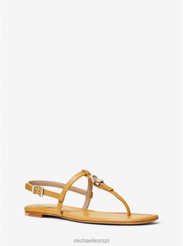 skórzane sandały z kolekcji Sofia dla obu płci Michael Kors arachid LHN663852 buty