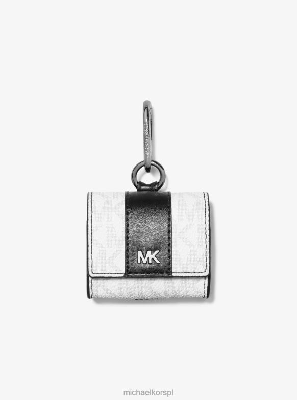 Etui na smycz z logo Hudson do słuchawek Apple AirPods Pro mężczyźni Michael Kors jasne co LHN663353 Akcesoria