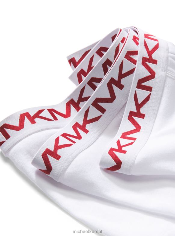 3-pak bawełnianych bokserek mężczyźni Michael Kors biały LHN663173 odzież