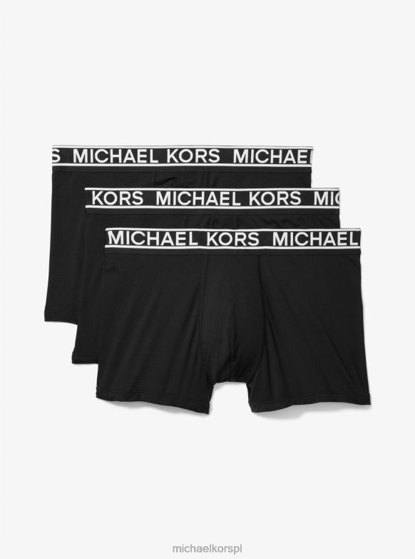3-pakowe bawełniane spodenki mężczyźni Michael Kors czarny LHN663175 odzież