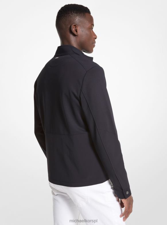 rozciągliwa nylonowa kurtka mężczyźni Michael Kors czarny LHN662993 odzież