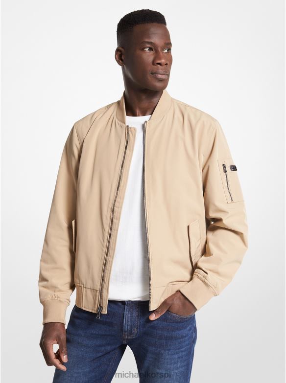 tkana kurtka bomber mężczyźni Michael Kors khaki LHN662773 odzież