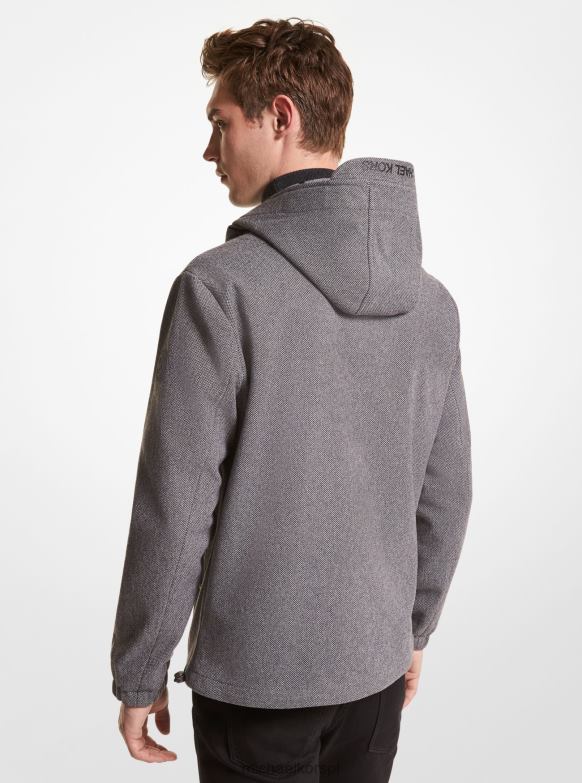 tkana kurtka mężczyźni Michael Kors popiół LHN662786 odzież