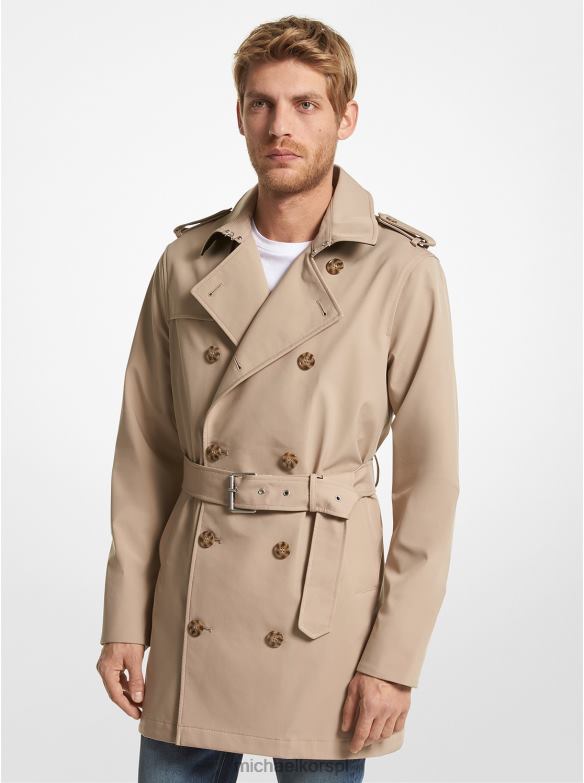 tkany trencz mężczyźni Michael Kors khaki LHN662772 odzież