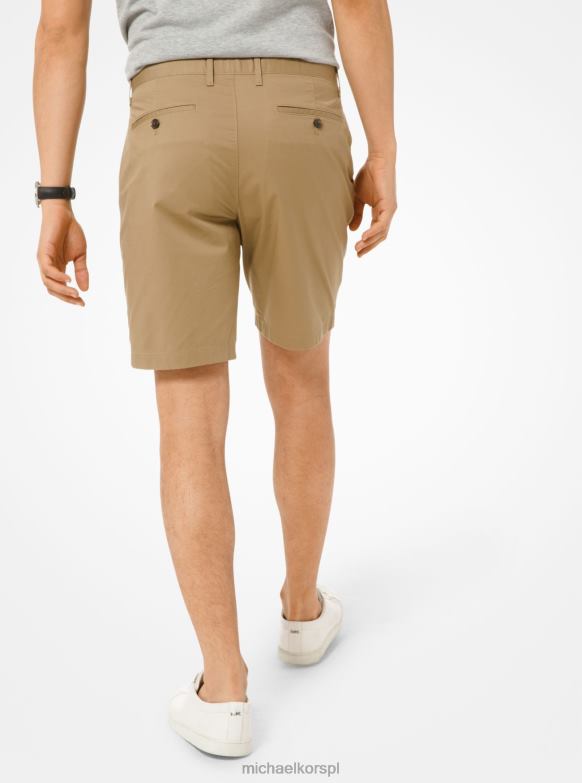 sprane spodenki popelinowe mężczyźni Michael Kors khaki LHN663149 odzież
