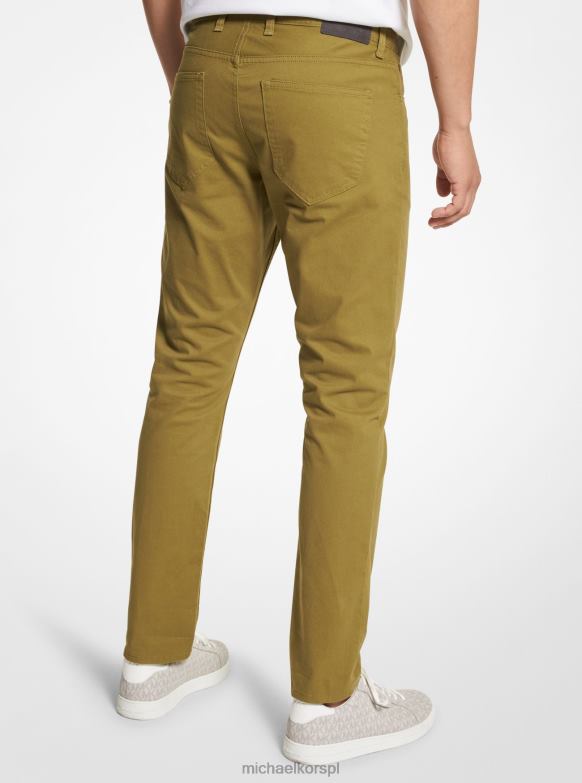 Jeansy Parker ze stretchem mężczyźni Michael Kors dymna oliwka LHN663108 odzież