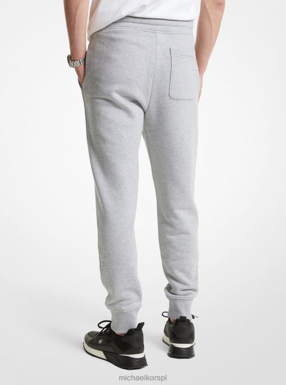 bawełniane joggery mężczyźni Michael Kors wrzosowy szary LHN663084 odzież
