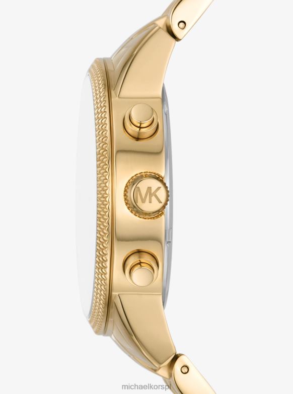 duży zegarek Hutton w kolorze złotym mężczyźni Michael Kors złoto LHN663284 Akcesoria