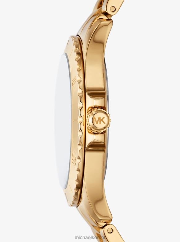 smukły zegarek Everest w kolorze złotym mężczyźni Michael Kors złoto LHN663277 Akcesoria