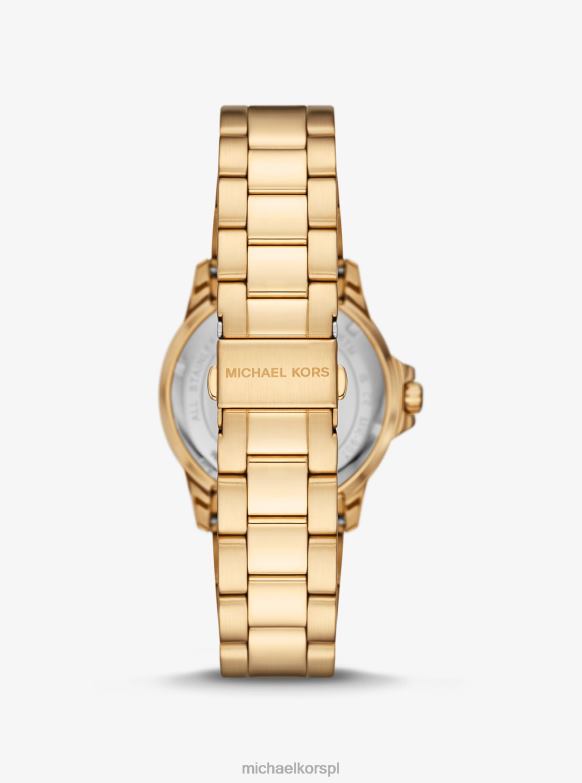 smukły zegarek Everest w kolorze złotym mężczyźni Michael Kors złoto LHN663277 Akcesoria